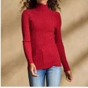 Sundance Legends Turtleneck Poinsetta Small